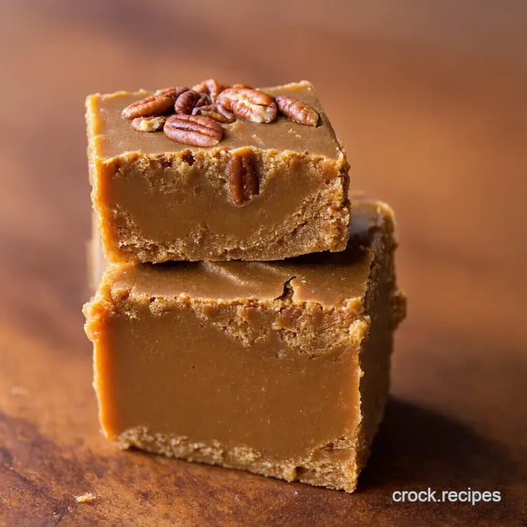 Butter Pecan Dream Fudge presentation