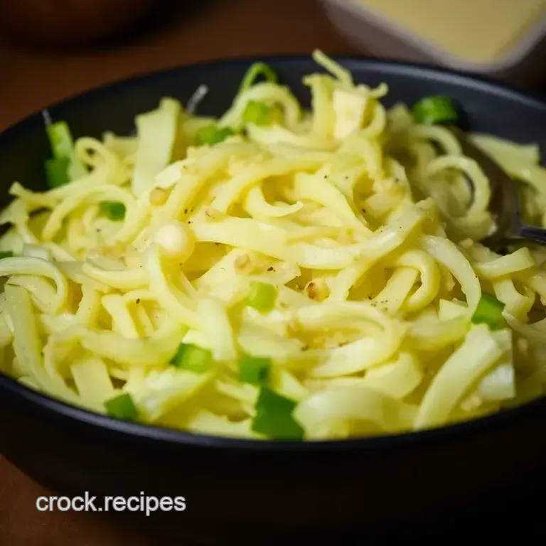 Buttered Cabbage Bliss: a Simple & Delicious Side presentation