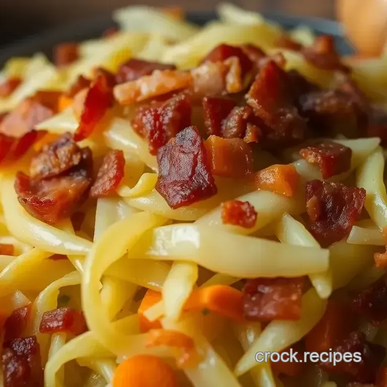 Buttered Cabbage with Bacon and Caraway