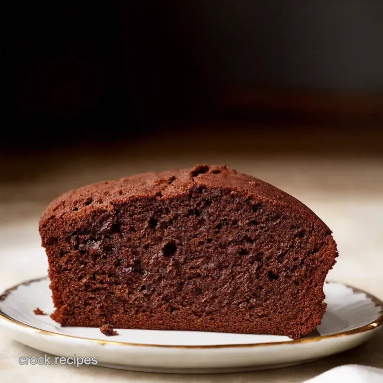 Buttermilk Chocolate Bliss Southern Comfort Cake presentation