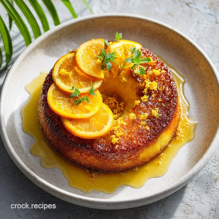 84827 Olive Oil Cake Recipe with Cardamom Orange