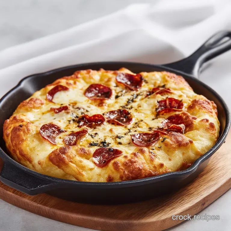 Cast Iron Pan Pizza: the Crispy Frico King presentation