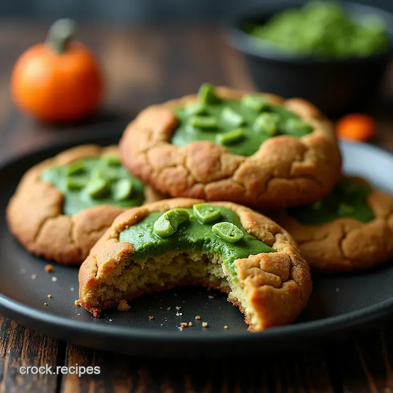 The Bewitching Brew Spooky GreenFilled Halloween Cauldron Cookies