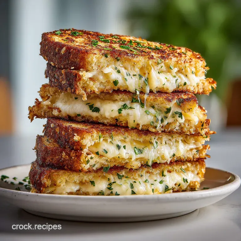 Cauliflower Grilled Cheese Recipe: Crispy Crust