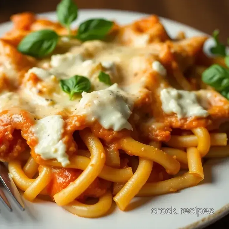 Cheesy Baked Ziti with Ricotta