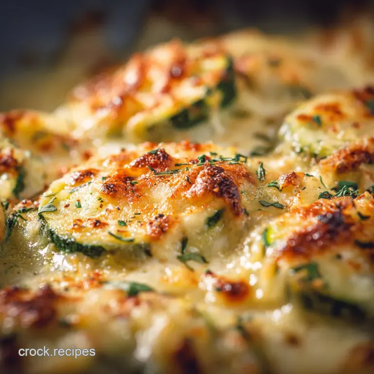 The Great British Zucchini Mature Cheddar Bake a Splendid Gratin presentation
