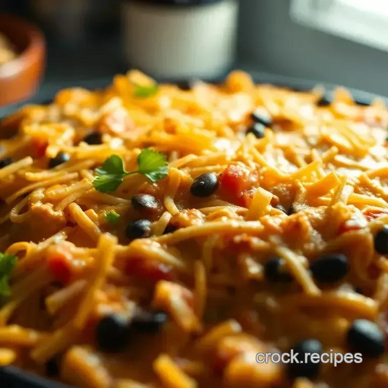 Cheesy Chicken Mexican Casserole