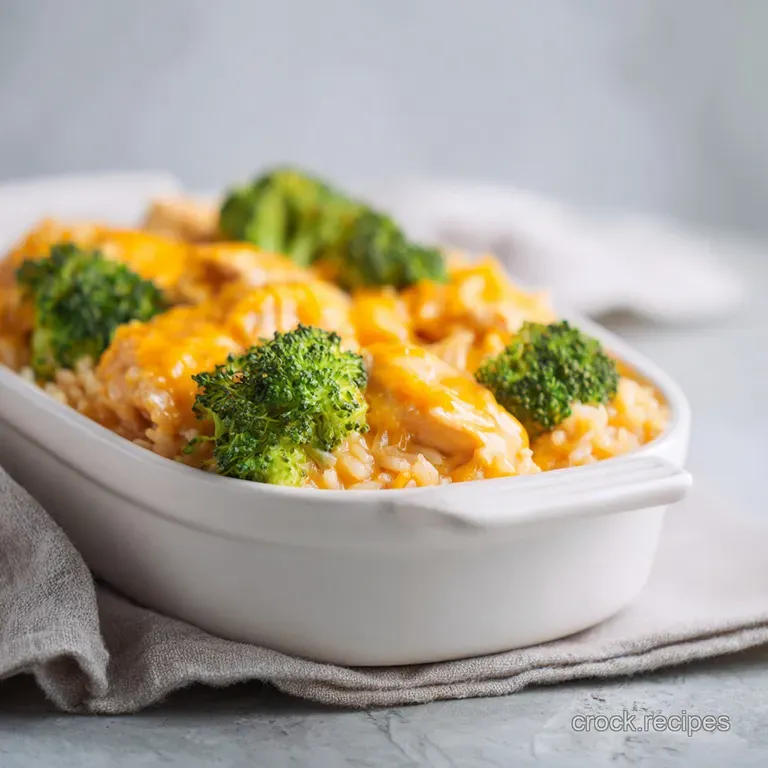 Cheesy Chicken Rice Casserole: Creamy and Hearty