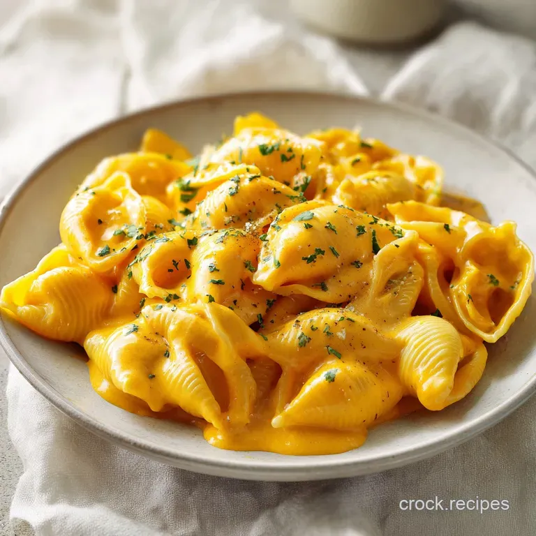 Cheesy Crock Pot Shells: Rich and Creamy