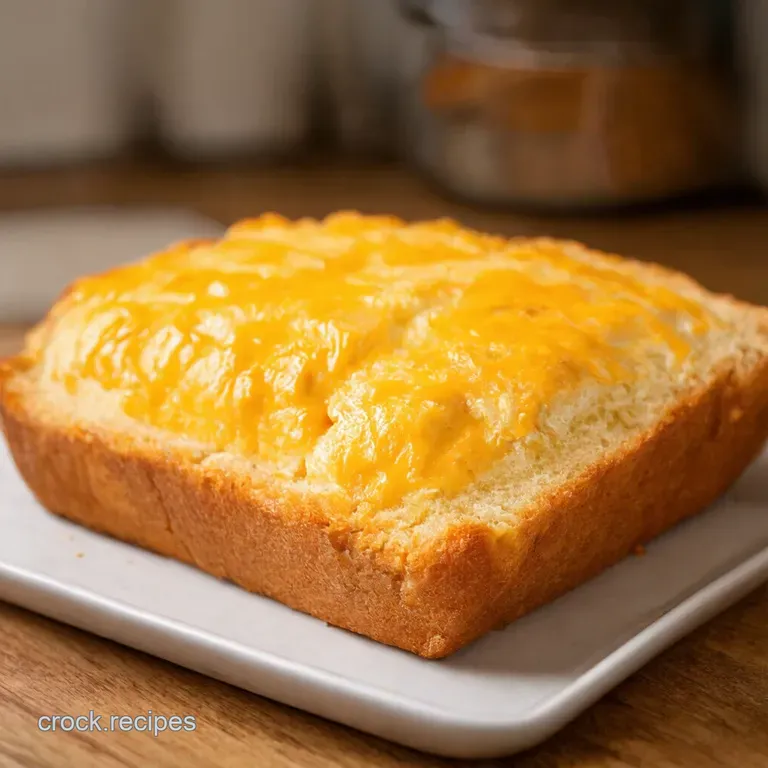 Cheesy Does It Ultimate Cheddar Cheese Bread presentation