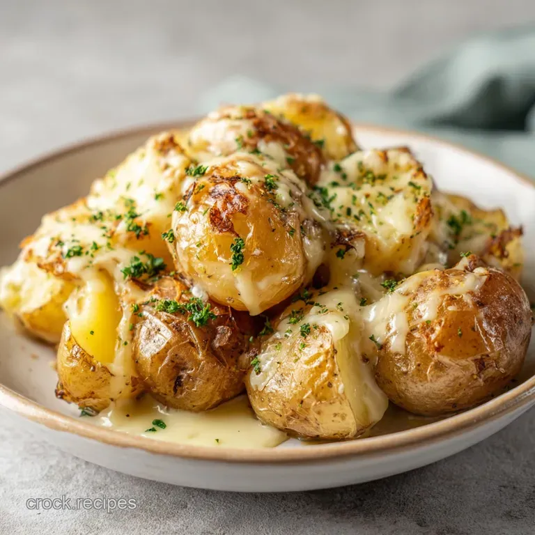 A scoop of creamy, cheesy potatoes, golden-topped, sits atop a vibrant green salad.