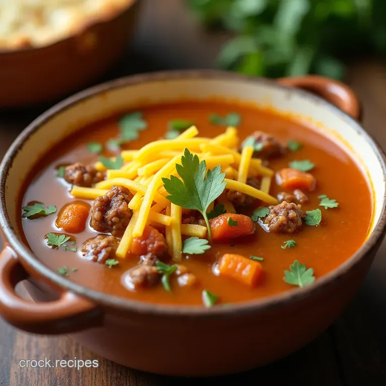 The AllIn Cheeseburger Soup Rich Comforting and Ready in Under an Hour