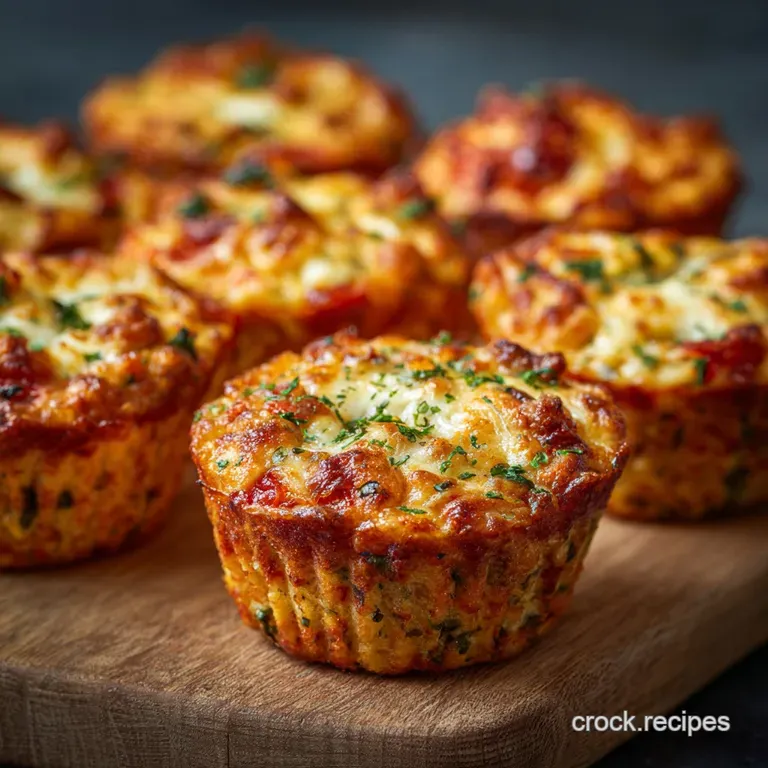 Cheesy Keto Pizza Muffins Your Lowcarb Lunchtime Lifesaver presentation