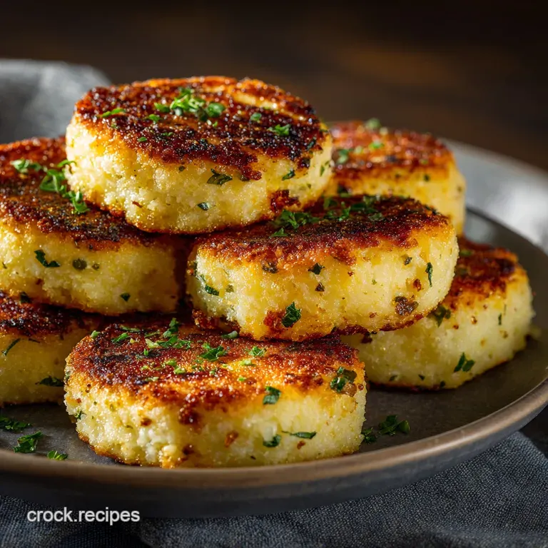 Oven Baked Cheesy Mashed Potato Cakes with Mature Cheddar