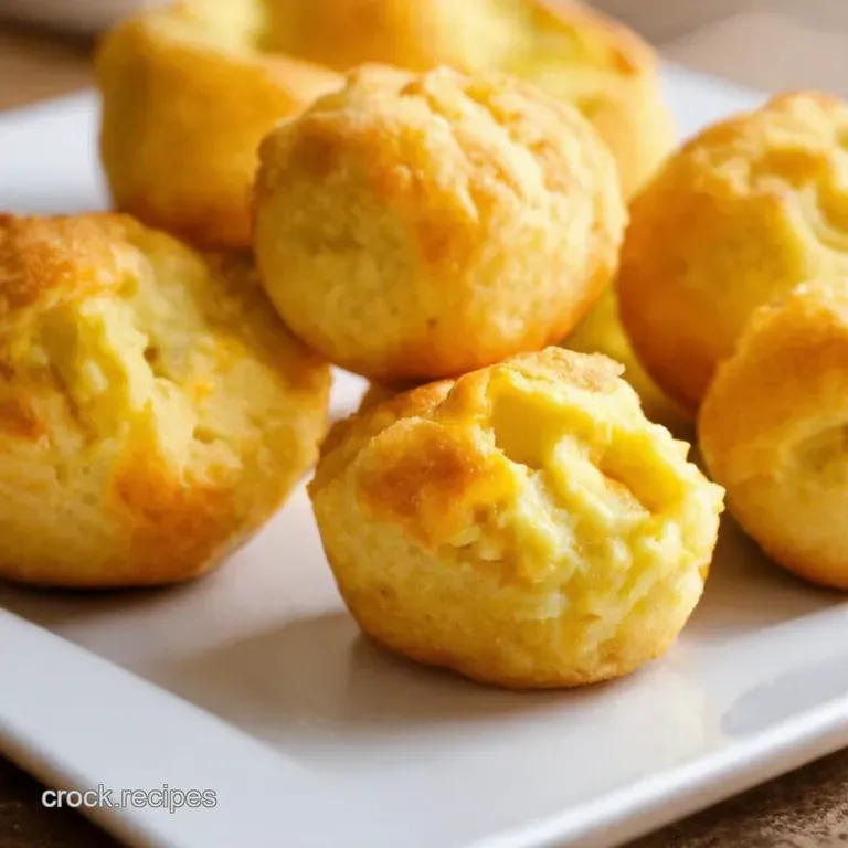 Cheesy Potato Puff Wonders from Leftovers to Luscious Bites presentation