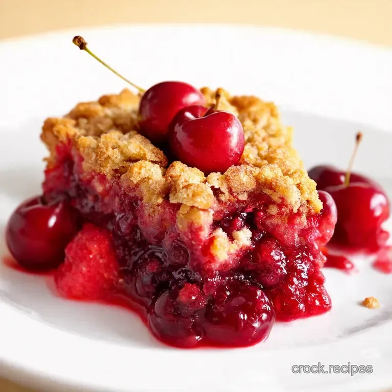 Cherry Jubilee Crisp My Easy Summer Dessert Secret Cherry Jubilee Crisp A Summer Classic with a Twist