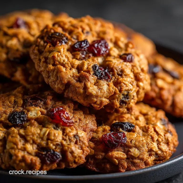 The Rise and Shine Chewy Oatmeal Breakfast Cookies presentation