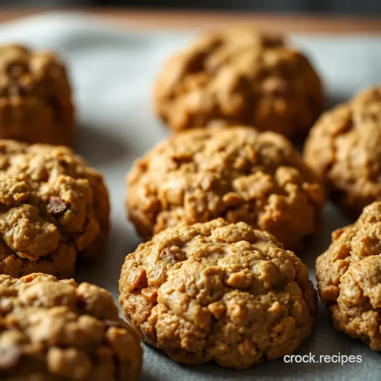 Chewy Pumpkin Spice Oatmeal Cookies