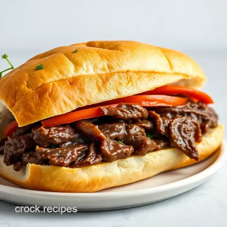 Chicago-Style Italian Beef Sandwiches: Slow Cooker Heaven