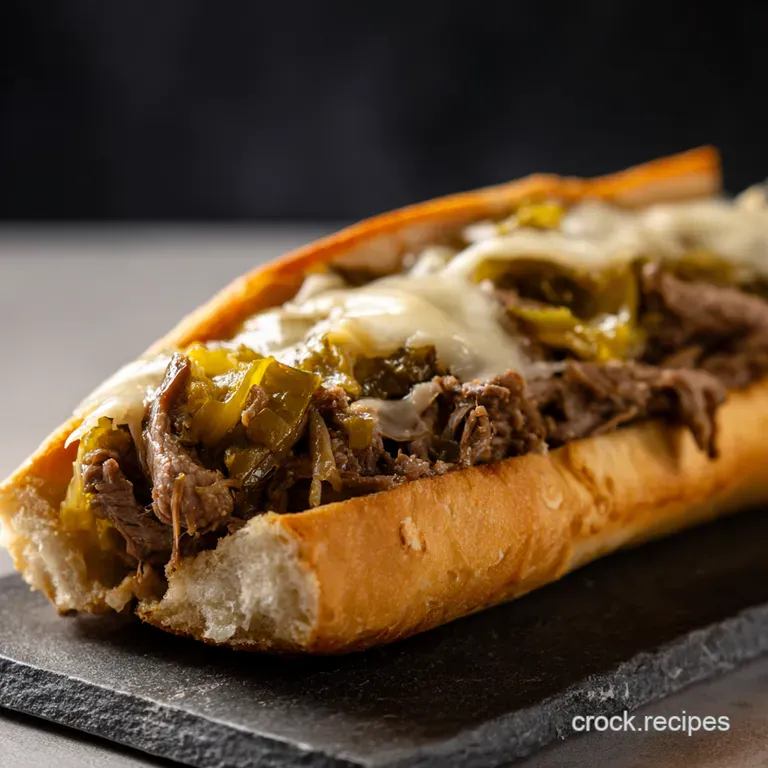 Chicagostyle Italian Beef Crockpot Edition presentation