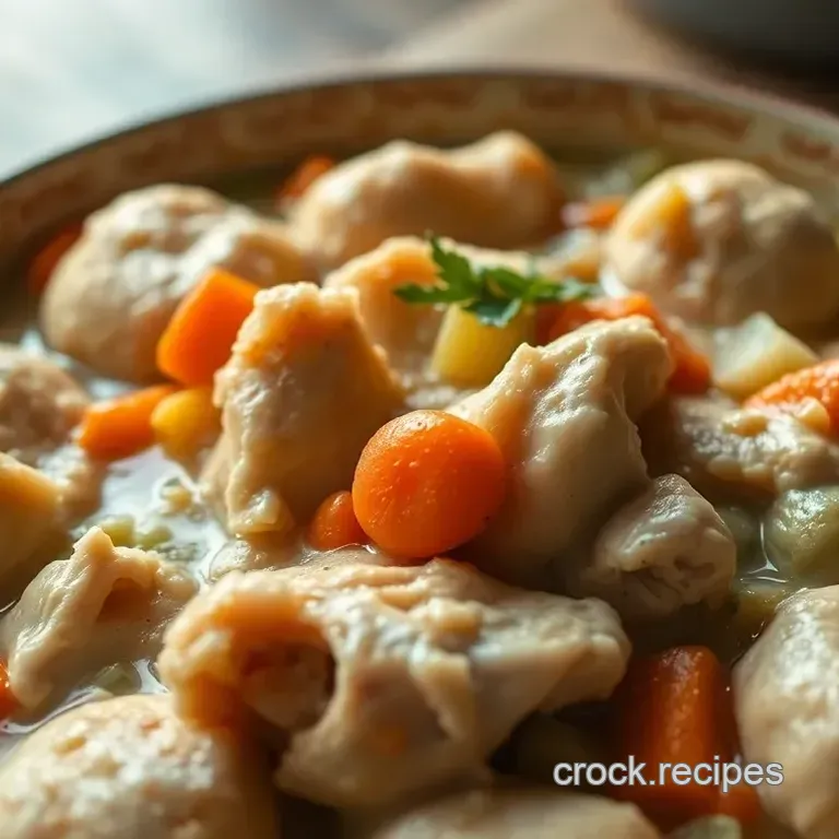 Chicken and Dumplings with Bisquick