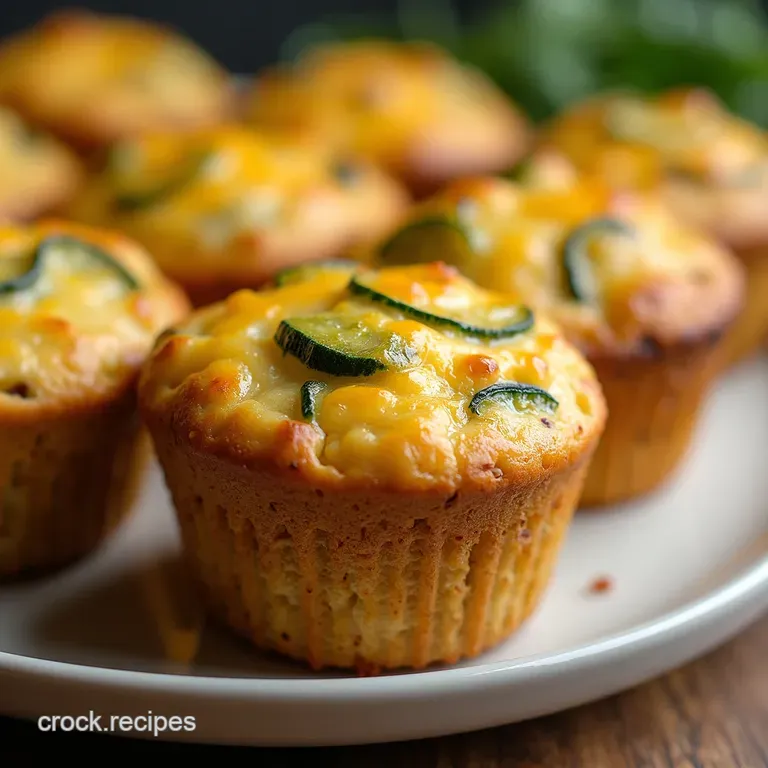 Chicken Zucchini Muffins Savory Cheesy Lunchbox Ready