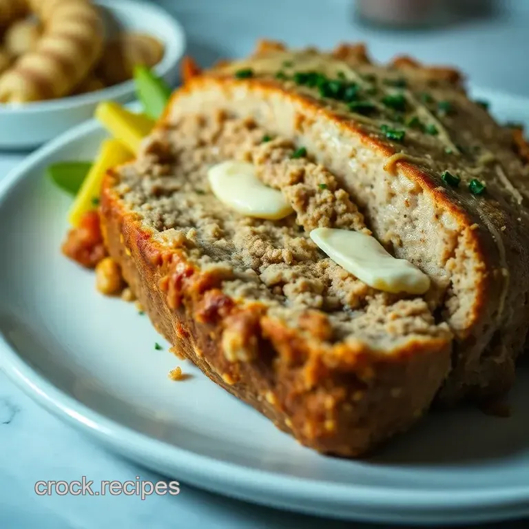Chicken Cordon Bleu Meatloaf presentation