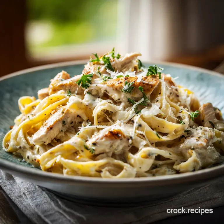 Chicken Fettuccine Alfredo: Velvety Sauce