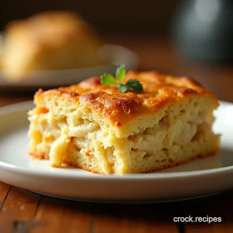 Chicken Herb Biscuit Bake Comfort Food at Its Finest presentation