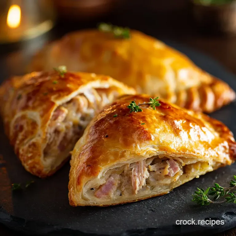 Chicken Leek and Ham Pasties Our Hearty and Creamy Comfort Food Classic presentation