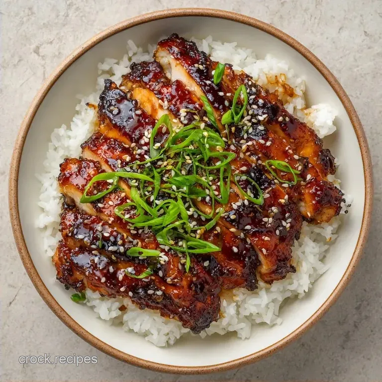 Chicken Teriyaki Bowls: Easy and Sticky
