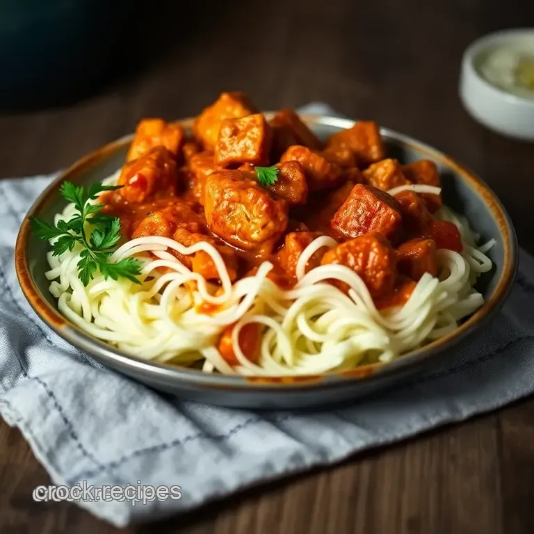 Chicken Tikka Masala Inspired by Trader Joe' s presentation