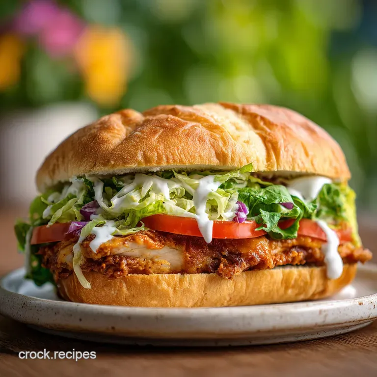 Chicken Torta Sandwich: Vibrant Street Style