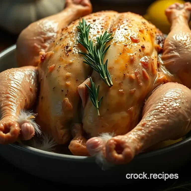 Chicken with Feathers on Feet