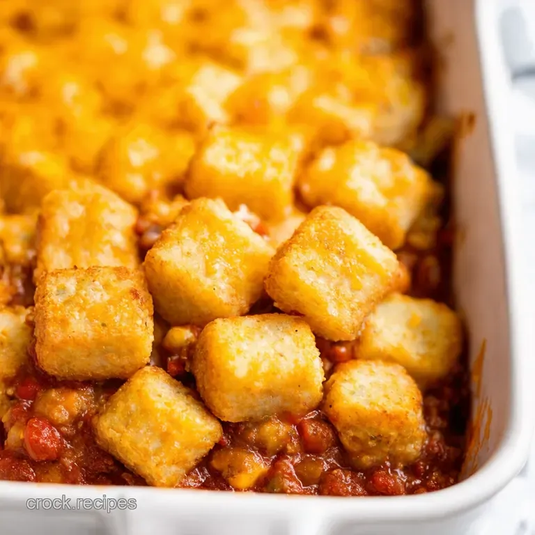 Chili Cheese Tater Tot Mountain
