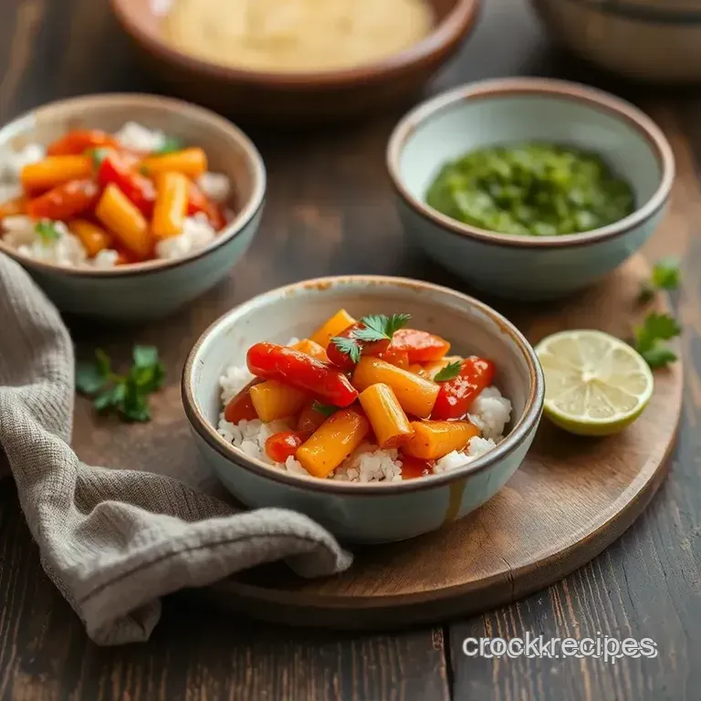 Quick Chilli Ginger Garnish Recipe presentation