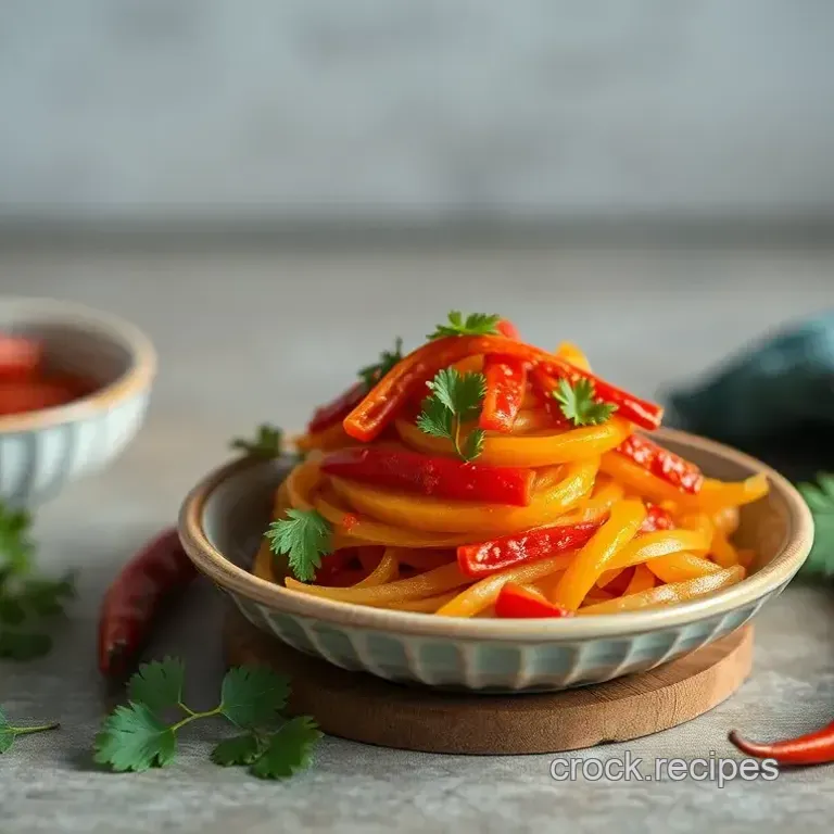 Quick Chilli Ginger Garnish Recipe