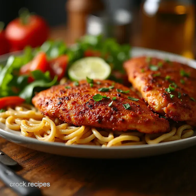 Smoky Heatwave 20Minute Air Fryer Chipotle Chicken Fillets presentation