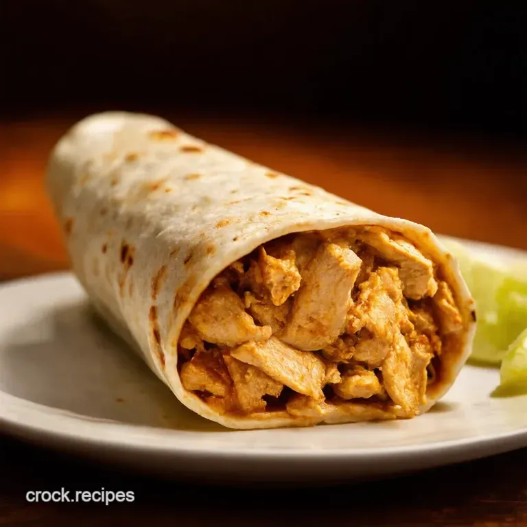 Chipotle Ranch Grilled Chicken Burrito presentation