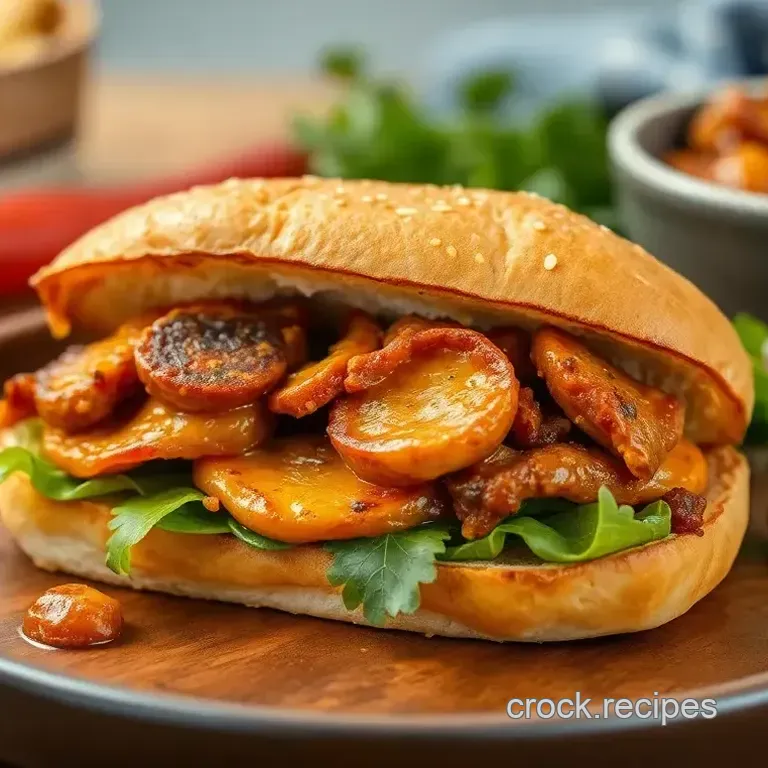 Cooked Chorizo & Chicken Liver Gourmet Sandwich