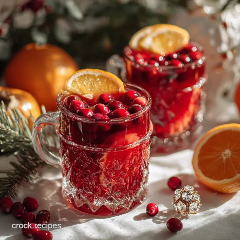 Christmas Punch That Everyone Will Love with Cranberry and Orange