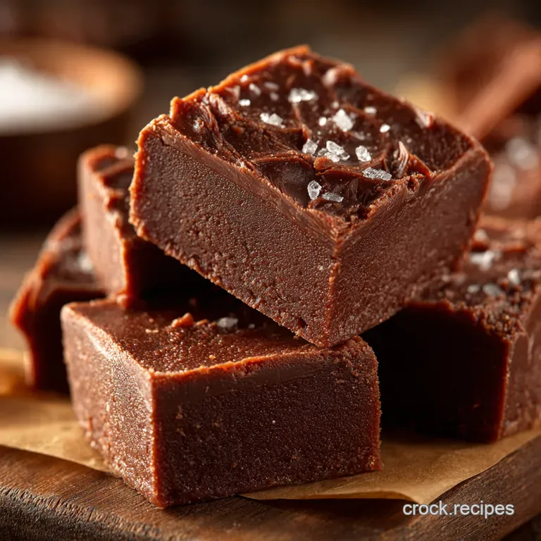 Christmas Dream Fudge presentation