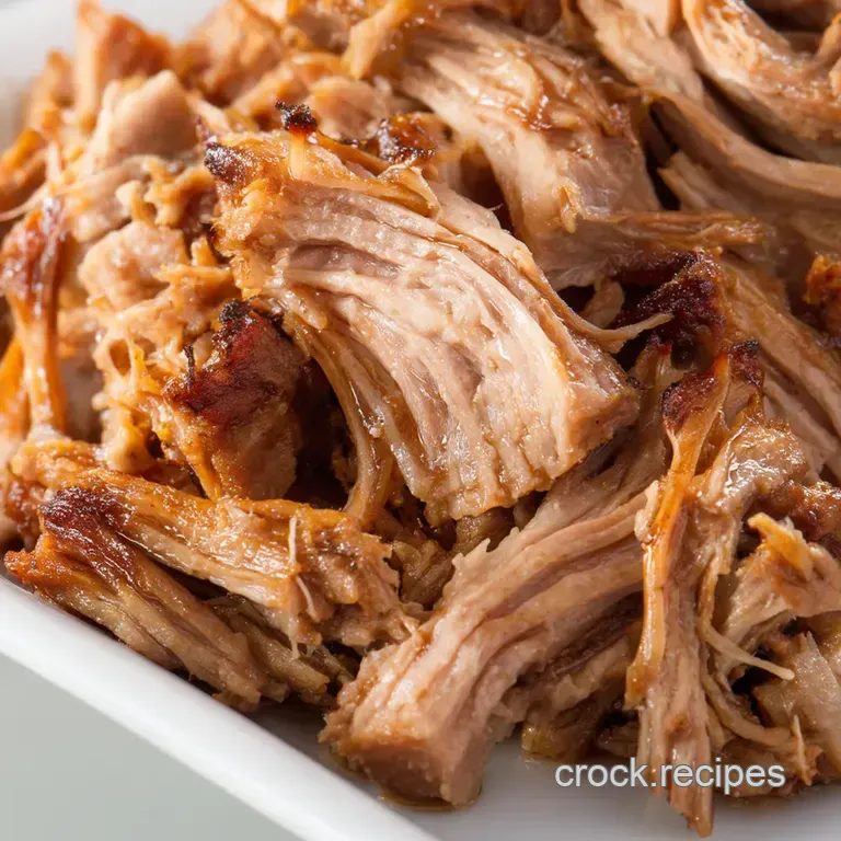 Cider-Glazed Pulled Pork Crockpot Feast presentation