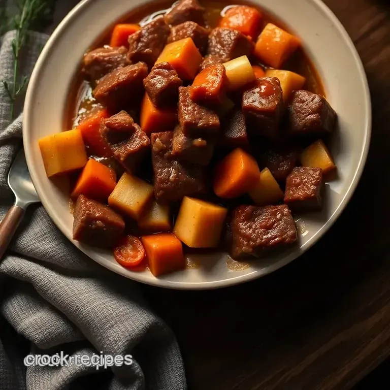 Classic Beef Burgundy: A Savory Stew from the Heart of France presentation