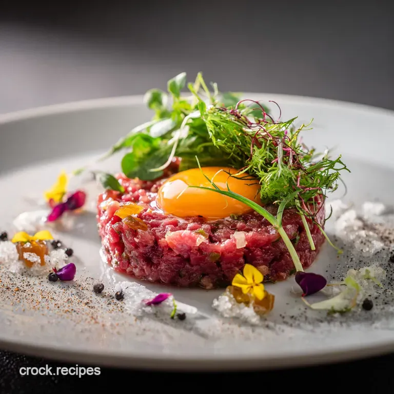 Beef Tartare: Flawless Flavor Perfect Texture presentation