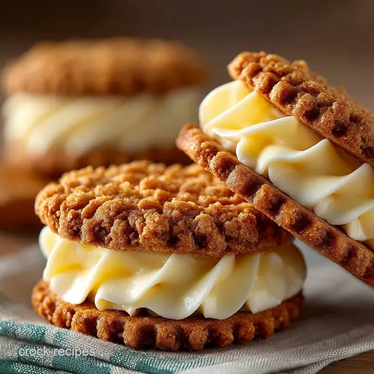 The Aristocrat of Cookies Classic Buttery Vanilla Cream Wafer Sandwiches presentation