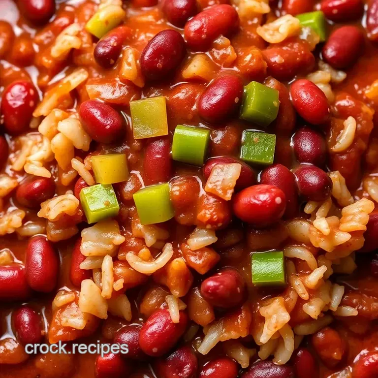 Classic Cajun Red Beans and Rice – A Taste of New Orleans presentation
