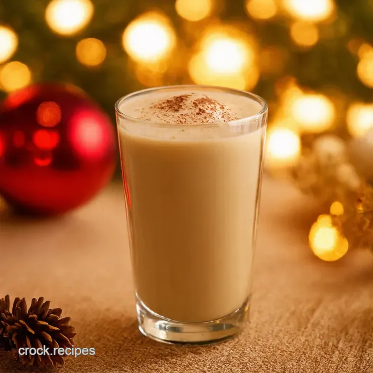 Classic Christmas Eggnog Naughty or Nice presentation
