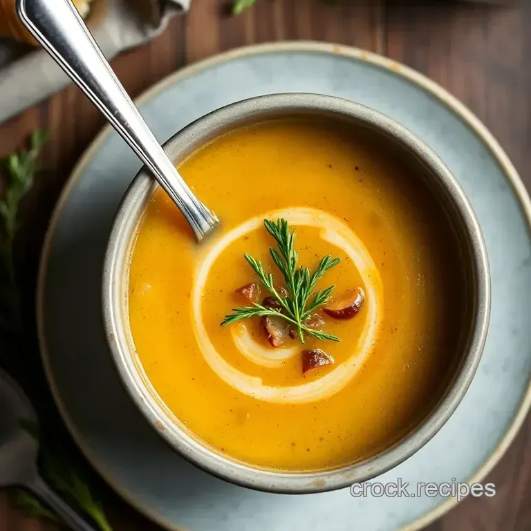 Classic French Onion Soup presentation