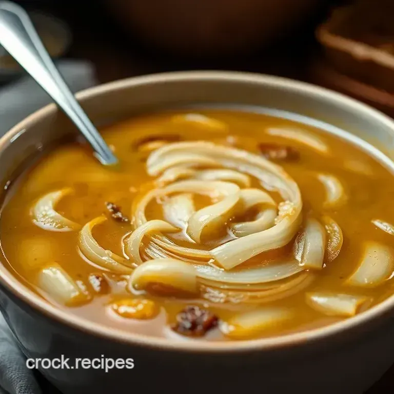 Classic French Onion Soup with a Modern Twist